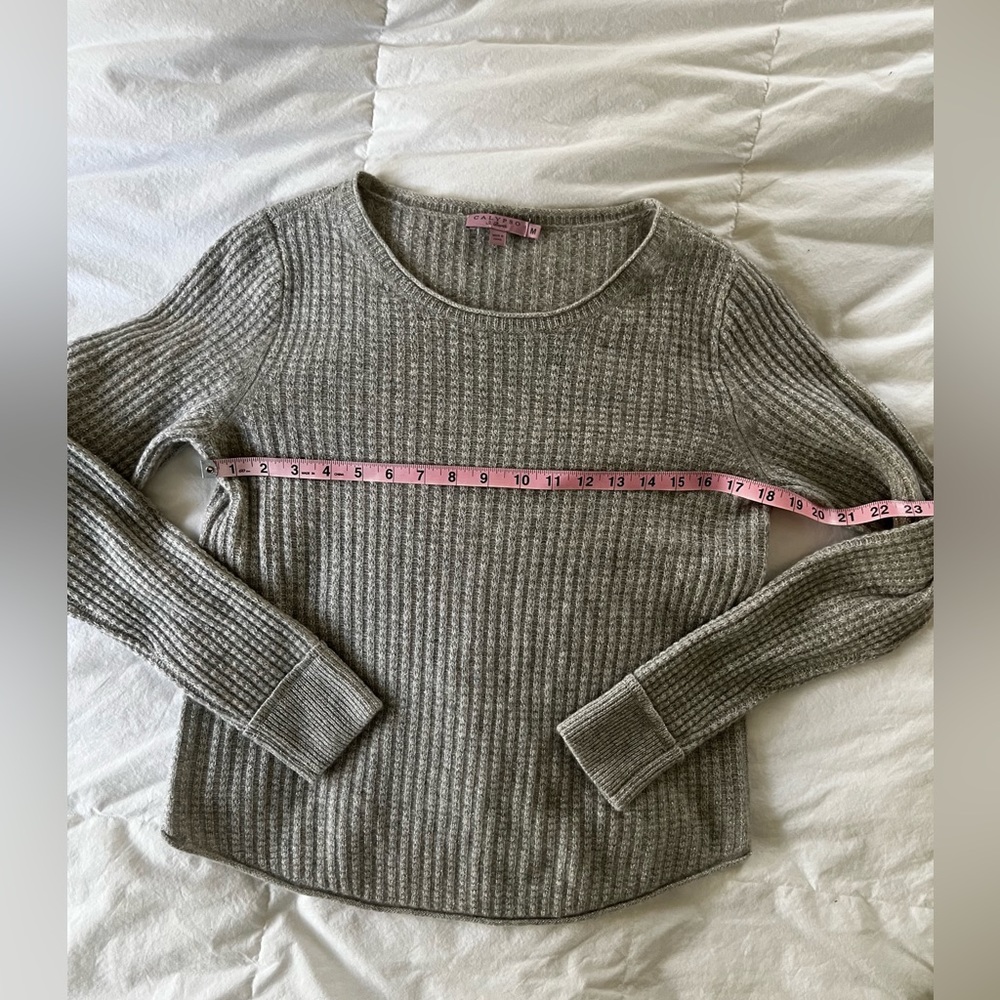 Cashmere Waffle Sweater